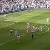 Golul lui Sergio Aguero cu QPR care a adus titlul lui Manchester City. Foto: captură X/@sportbible