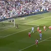 Golul lui Sergio Aguero cu QPR care a adus titlul lui Manchester City. Foto: captură X/@sportbible