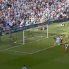 Golul lui Sergio Aguero cu QPR care a adus titlul lui Manchester City. Foto: captură X/@sportbible