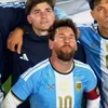 Numele sponsorului AFA, afișat pe cer la retragerea lui Messi / foto: capturi video X/KDC Global