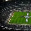 Numele sponsorului AFA, afișat pe cer la retragerea lui Messi / foto: capturi video X/KDC Global