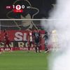CFR Cluj - U Cluj, meci întrerupt 2 minute după ce oaspeții au aruncat torțe în teren. Capturi Prima Sport (1).jpg