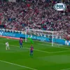 Modul cum a sărbătorit Lionel Messi golul victoriei cu Real Madrid, scor 3-2. Foto: captură X/@oficialsincerao