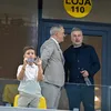Edi Iordănescu, alături de Valeriu Argăseală la meciul FCSB - Oțelul. Foto: Raed Krishan/GOLAZO.ro
