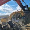 A început demolarea vechiului stadion Corvinul. Foto: Facebook/Corvinul Hunedoara