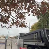 Utilajele grele au ajuns pe șantierul din Ștefan cel Mare. Foto: Facebook / Noul Stadion „Dinamo”