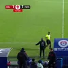 Istvan Kovacs a anulat penalty-ul acordat în meciul Oțelul - Csikszereda. Foto: captură Prima Sport