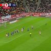 Faza penalty-ului din care Dinamo a deschis scorul cu FC Botoșani. Foto: captură Prima Sport