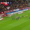 Faza penalty-ului din care Dinamo a deschis scorul cu FC Botoșani. Foto: captură Prima Sport