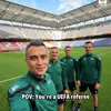 Cum se pregătește Horațiu Feșnic înaintea unui meci din Europa League. Foto: captură Instagram/@uefa