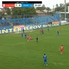 Accidentarea teribilă suferită de Constantin Robicek în Popești Leordeni - CS Afumați. Foto: captură YouTube