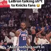 LeBron James, dialog aprins cu un fan al lui New York Knicks. Foto: captură X/@big_business_