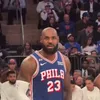 LeBron James, dialog aprins cu un fan al lui New York Knicks. Foto: captură X/@big_business_