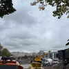 FOTO. Imagini de pe șantierul noului stadion Dinamo (23 octombrie 2026) Sursa: Facebook / Noul Stadion „Dinamo”