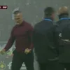 Stojilkovic a deschis scorul în FCSB - Rapid. Foto: captură Prima Sport