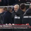 Marius Șumudică și Nuno Campos, schimb de replici la finalul meciului CFR Cluj - Dinamo 2-2, pe 25 octombrie 2026. Foto: captură Prima Sport