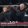 Marius Șumudică și Nuno Campos, schimb de replici la finalul meciului CFR Cluj - Dinamo 2-2, pe 25 octombrie 2026. Foto: captură Prima Sport