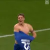 Alexander Prass, eliminat după ce și-a scos tricoul în Hoffenheim - Bayer Leverkusen (FOTO: captură DAZN DE)