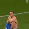 Alexander Prass, eliminat după ce și-a scos tricoul în Hoffenheim - Bayer Leverkusen (FOTO: captură DAZN DE)