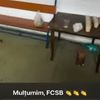 Vestiarul lăsat în dezordine de FCSB după meciul cu aGloria Bistrița. Foto: captură WhatsApp / Eugen Cosma