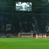 Momentul de reculegere în memoria lui Răzvan Apostolescu / foto: capturi Prima Sport