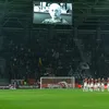 Momentul de reculegere în memoria lui Răzvan Apostolescu / foto: capturi Prima Sport