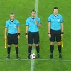 Momentul de reculegere în memoria lui Răzvan Apostolescu / foto: capturi Prima Sport