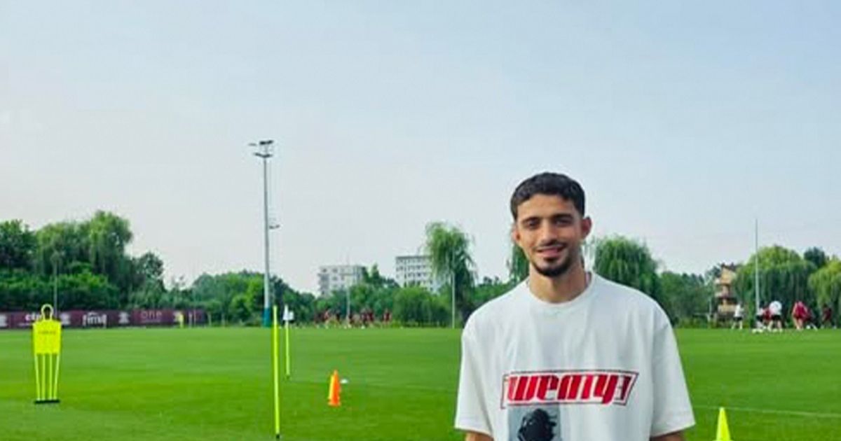 Rrahmani, vizită la Rapid. Atacantul kosovar a mers la antrenament ...