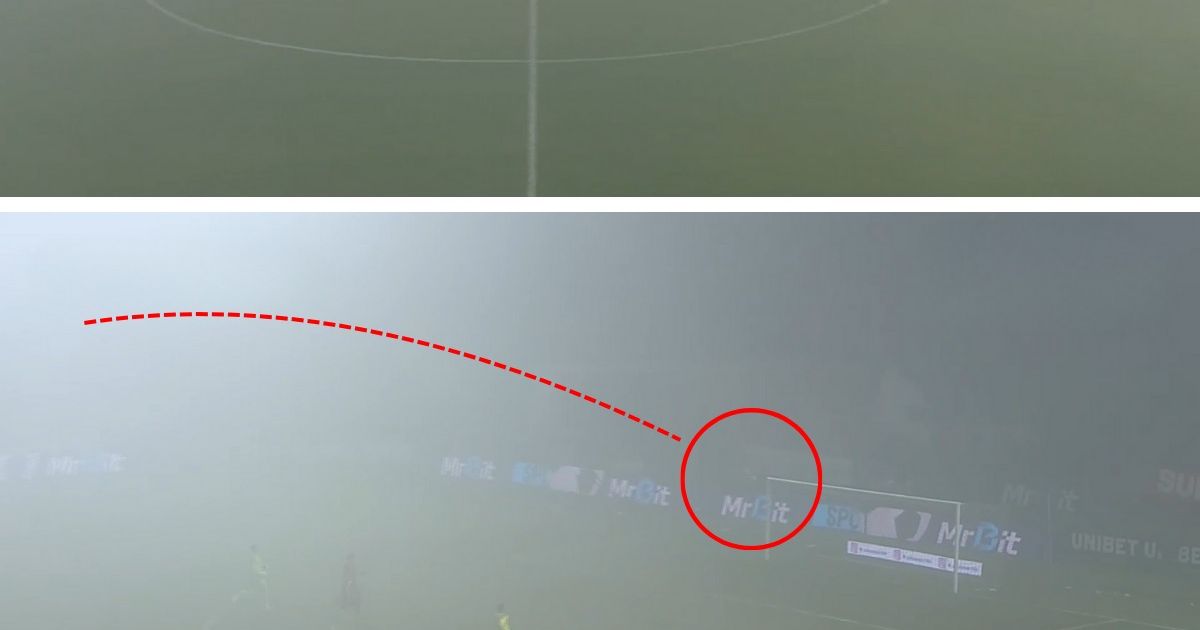Gol invizibil în Liga 1 VIDEO: Jucătorul de la Slobozia a reușit un șut de senzație de la 50 de metri, însă puțini au putut vedea execuția