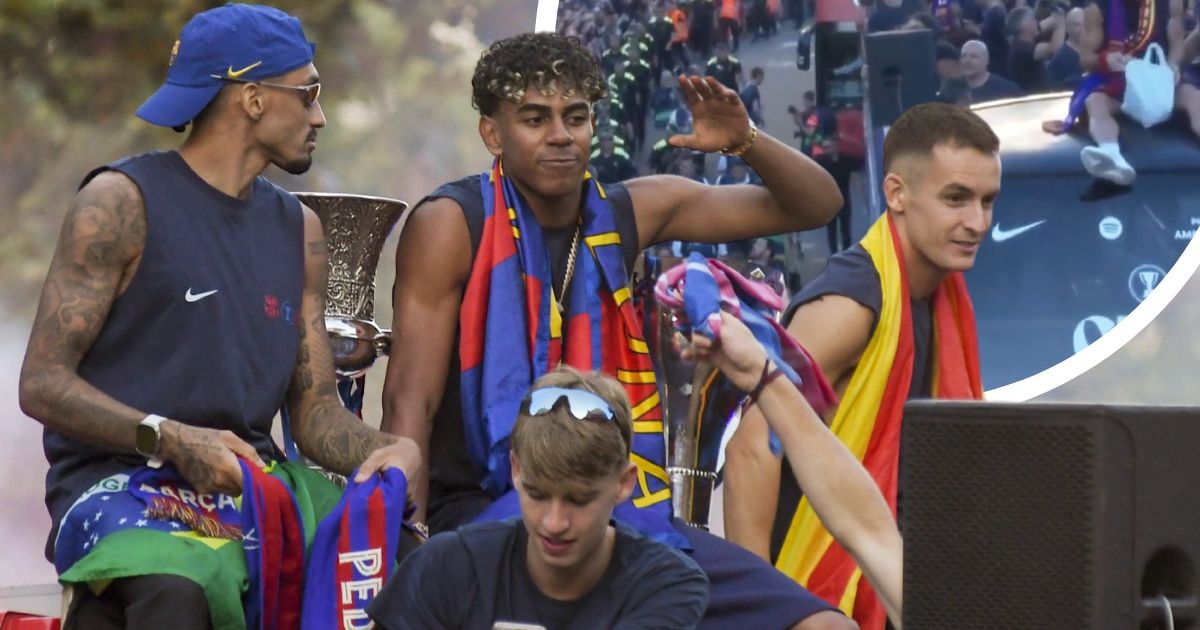 Yamal, pro-Palestina VIDEO: Starul de la Barcelona, gest de impact la sărbătorirea titlului + „Săgeți” către Real Madrid și Bellingham