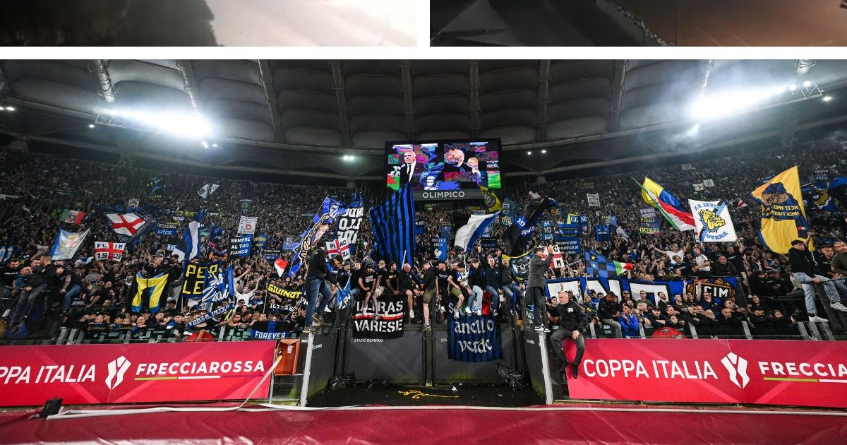 Echipa lui Cristi Chivu a provocat haos. FOTO. Un meci din sferturile turneului de tenis de la Roma, întrerupt din cauza petrecerii de pe Stadio Olimpico!