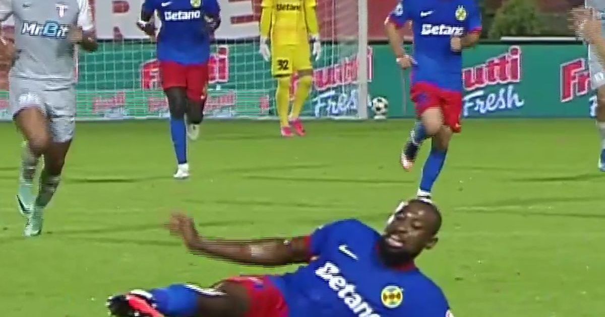 FOTO. Momentul în care atacantul FCSB s-a făcut de râs cu UTA: „Va fi schimbat! Poate și reziliază”