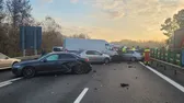 Accident în lanț pe Autostrada A3. 11 mașini implicate. Planul Roșu a fost activat