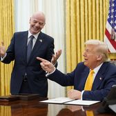 I-a cântat în strună lui Trump Președintele SUA i-a pus o întrebare șocantă lui Infantino legată de Mondial:  „Crezi asta?”