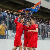 FCSB se ține de cuvânt  Deja campioni,   roș-albaștrii joacă serios  cu U Cluj și câștigă » Lupta pentru cupele europene se încinge