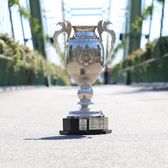 Cupa României a ajuns la Arad     FOTO:  Cum arată trofeul care va fi pe masă la finala   CFR Cluj - Hermannstadt