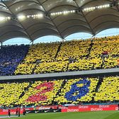 Scenografie cu tâlc  Suporterii celor de la FCSB,   ironie la adresa rivalelor , pe Arena Națională + VIDEO Timelapse spectaculos