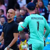 Guardiola, furios după finală     FOTO.    Moment tensionat  între antrenorul lui City și portarul lui Crystal Palace » Faza care l-a scos din sărite
