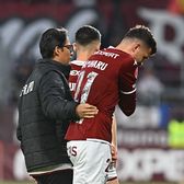 Accidentare ciudată a lui Ignat  Fundașul central de la Rapid a rezistat doar   12 minute  în duelul cu CFR Cluj