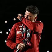 „Voi face tot ce-mi stă în putință”     Discursul lui Săpunaru  în fața suporterilor, la ultimul meci de pe Giulești. A izbucnit în lacrimi pe gazon