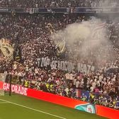 „Stop!”    VIDEO.  Imaginile pe care UEFA nu le-a difuzat la TV! Ce   mesaj interzis  au afișat suporterii lui Inter