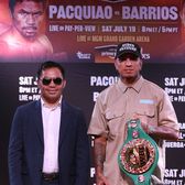 Lăsați cu gura căscată    Manny Pacquiao,  față în față cu Barrios, înainte de revenirea în ring! Ce i-a uimit pe fani