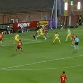 Gafă uriașă în debutul meciului    FOTO.  Spania a deschis scorul în minutul 3, după   o eroare imensă  în defensiva României