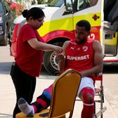 Probleme mari pentru Dinamo!  VIDEO. Sivis s-a   accidentat grav  în meciul cu Tunari » Kopic mai are o singură soluție pe post! Un puști de 19 ani