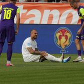 FCSB, și fără Alibec   Atacantul a efectuat azi un RMN.   Care e situația lui  și ce soluții sunt fără ambii atacanți de careu