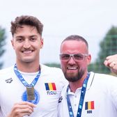 „A înotat 52 de metri!”  Antrenorul lui Denis Popescu, dublu medaliat la Europenele U23,   dezvăluie de ce a ratat  acesta aurul la 50m