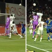 Faze trase la indigo, decizii diferite    FOTO.   Golul decisiv marcat de CFR Cluj,   contestat:  „De ce nu s-a dus să revadă faza?”