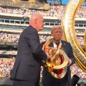 Trump a confiscat Mondialul!    VIDEO+FOTO.  Scene uluitoare după finală: cum a stricat   președintele Statelor Unite  sărbătoarea lui Chelsea