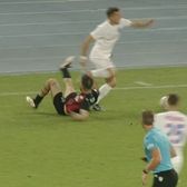 Tănase, suspendat la retur    Shkendija - FCSB  s-a încheiat 10 contra 10, după două intrări groaznice: Qaka mai luase roșu într-un meci cu FCSB, din 2018