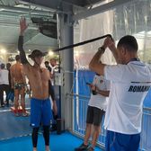 Popovici, pregătire intensă    VIDEO.  Imagini inedite cu încălzirea lui David înainte de a deveni   dublu campion mondial  în Singapore